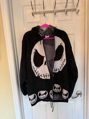 TEJIDOS RUMINAHUI Jack Skellington Nightmare Before Christmas Wool Sweater L/XL